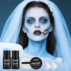 YBUETE translucent setting powder helps extend wear at events.