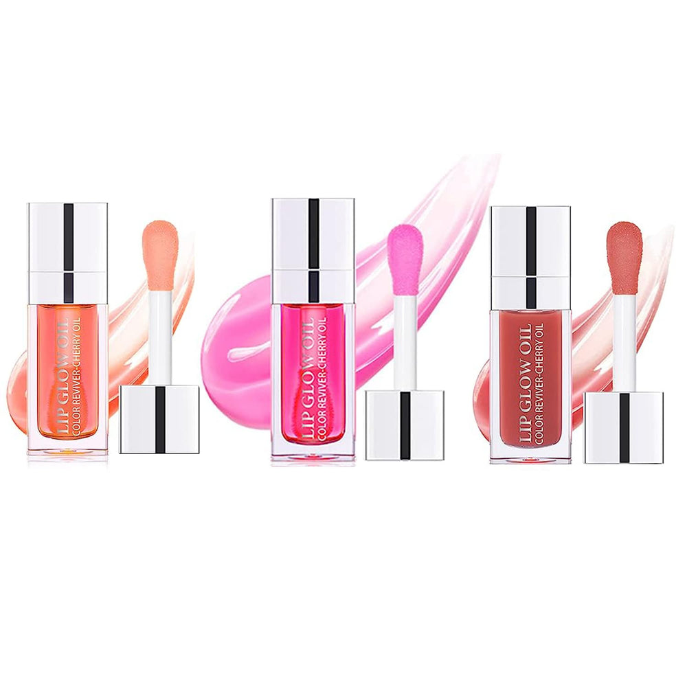 YCNASSS 3pcs lip oil packaging shows compact tubes for on-the-go hydration.