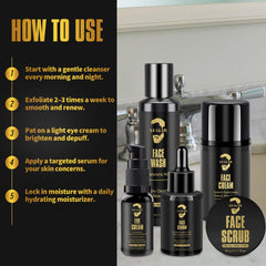 YEALIR daily routine display demonstrates a simple skincare sequence.