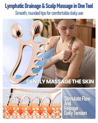Yeamon rounded-edge gua sha board supports comfortable facial and body massage.