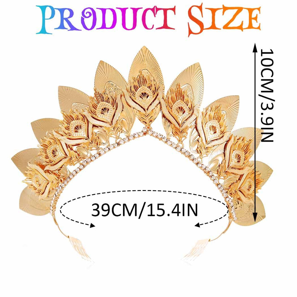 Yean vintage gold headband adds timeless elegance to looks