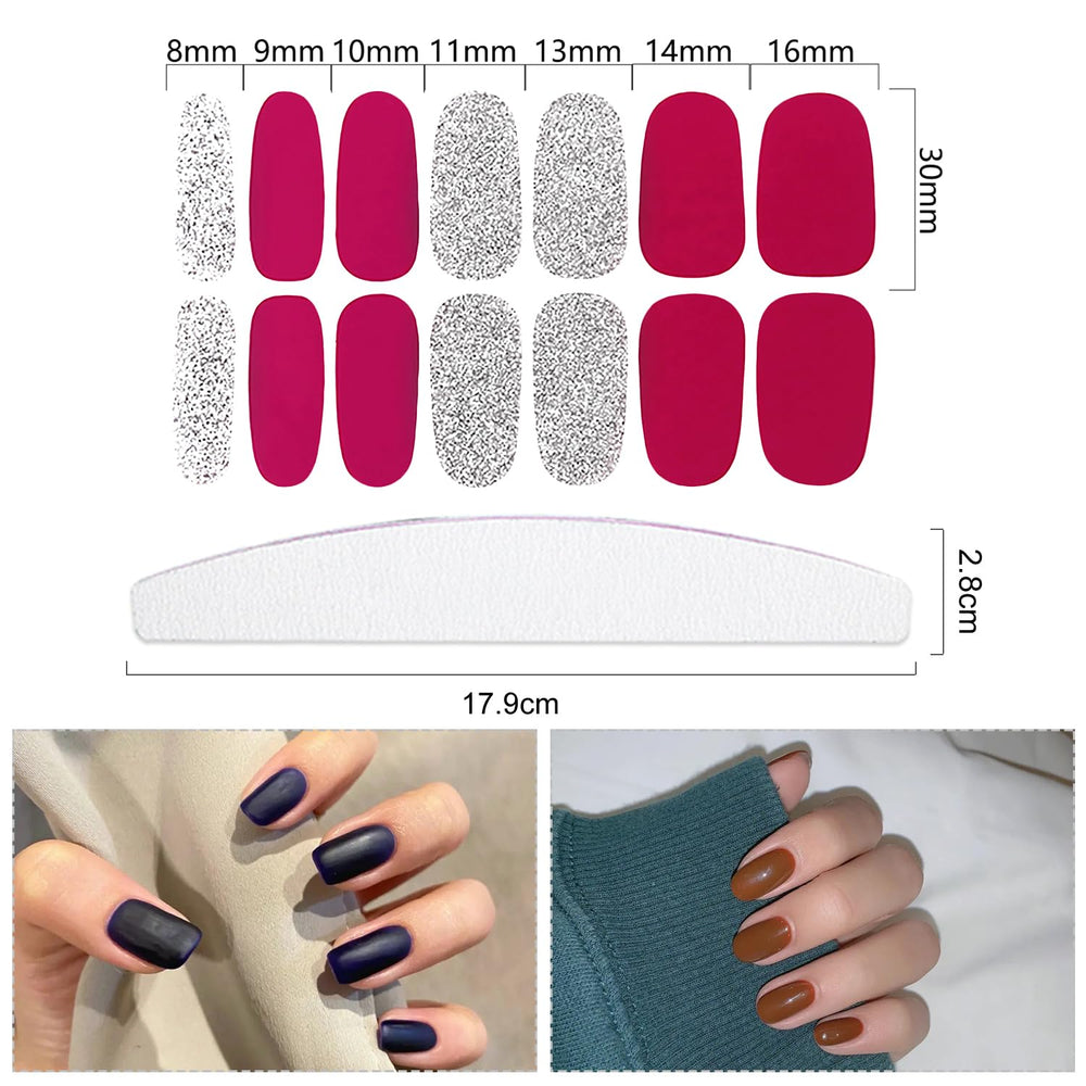 YECIRALA nail strips application supplies for precise results