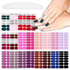 YECIRALA nail strips collection in assorted colors for quick manicures
