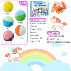 Yekery bath bomb with owl toy inside triggers bath-time imagination.