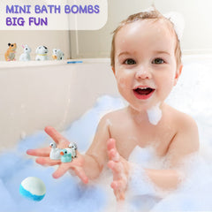 Yekery bath time magic: kid-friendly bath bombs with surprises.