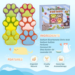 Yekery natural ingredients ensure a gentle fizz and pleasant scent in bath time.