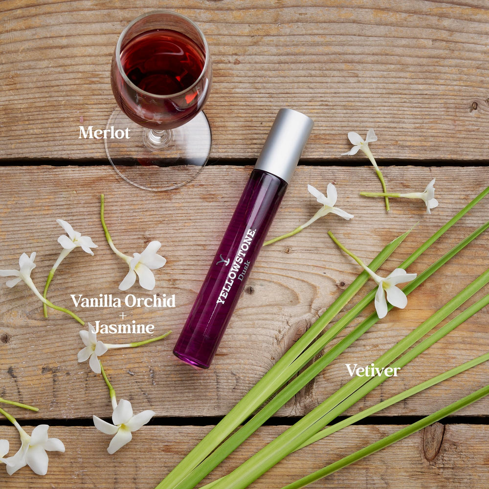 Yellowstone Dusk close-up highlighting night jasmine and merlot notes.