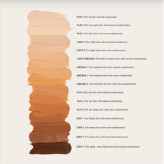 Blended foundation on skin with a natural, pore-minimized glow.