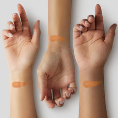 Tan 1 swatch showing full coverage and balanced tone.