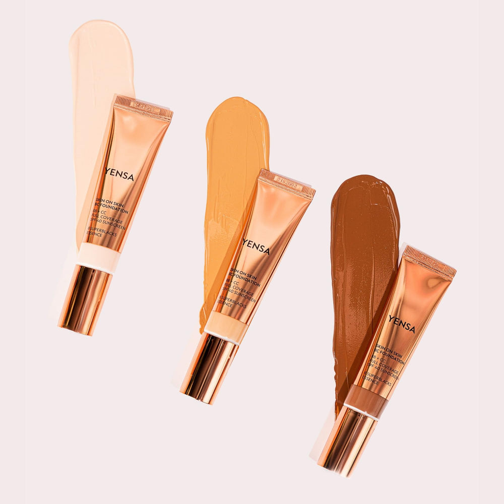 YENSA Skin on Skin BC Foundation peptides for skin resilience during wear