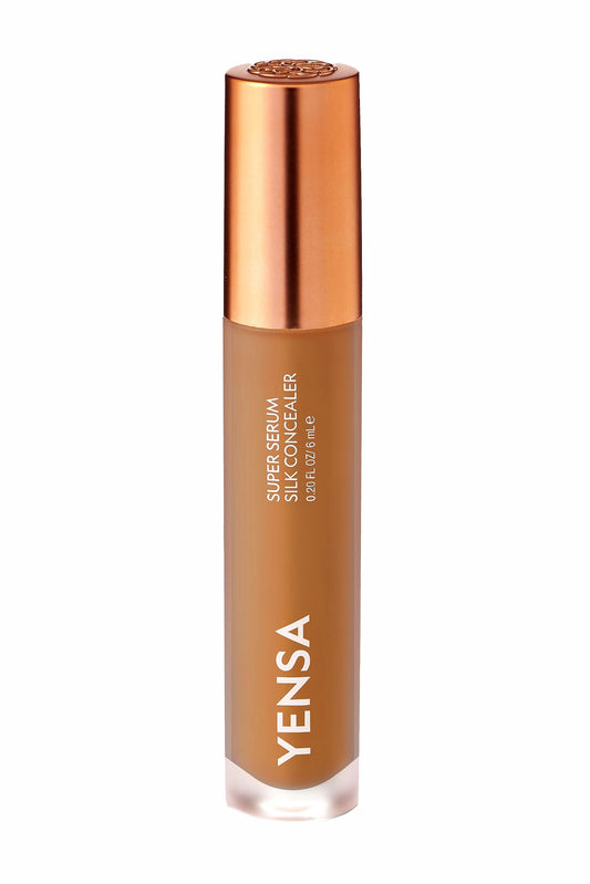 YENSA Super Serum Silk Concealer under-eye application for brightening and full coverage.