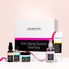 YEOUTH Gift box showcasing a complete skincare set for gifting.
