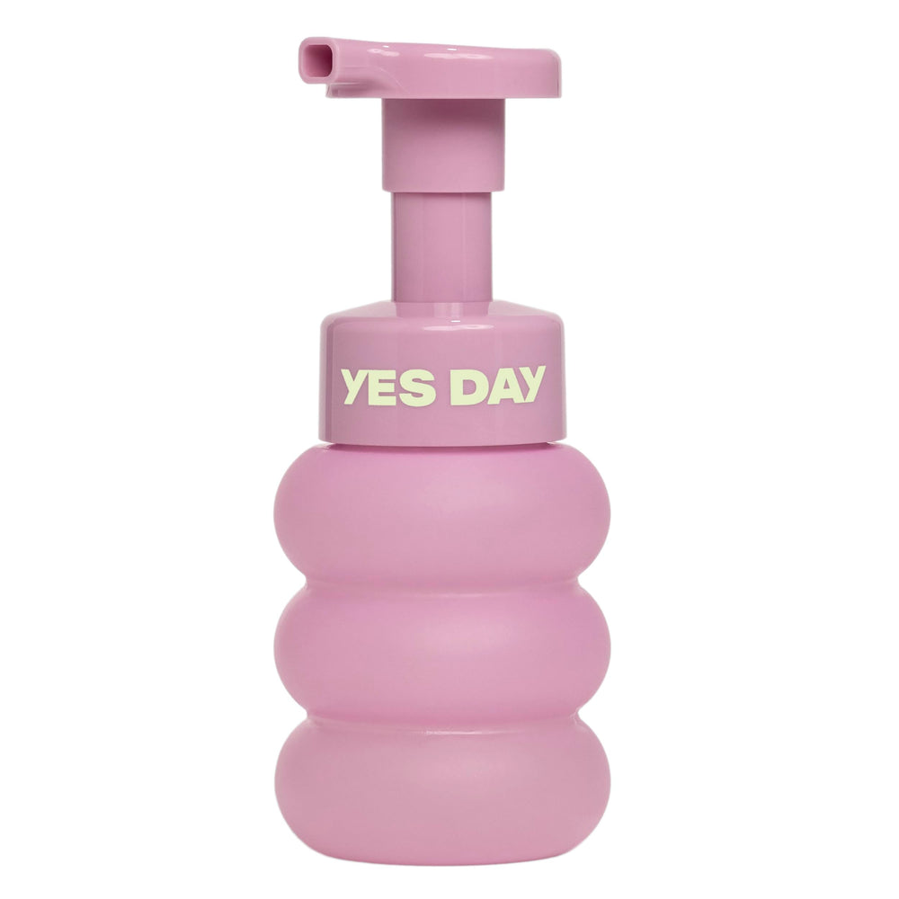 Yes Day Float Foam lather close-up for gentle teen cleansing.