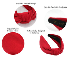 YETASI adjustable soft band headband fits most head sizes