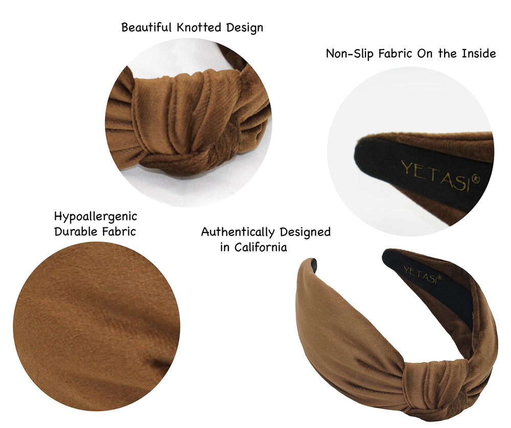 Yetasi versatile headband pairs with both workwear and casual outfits.
