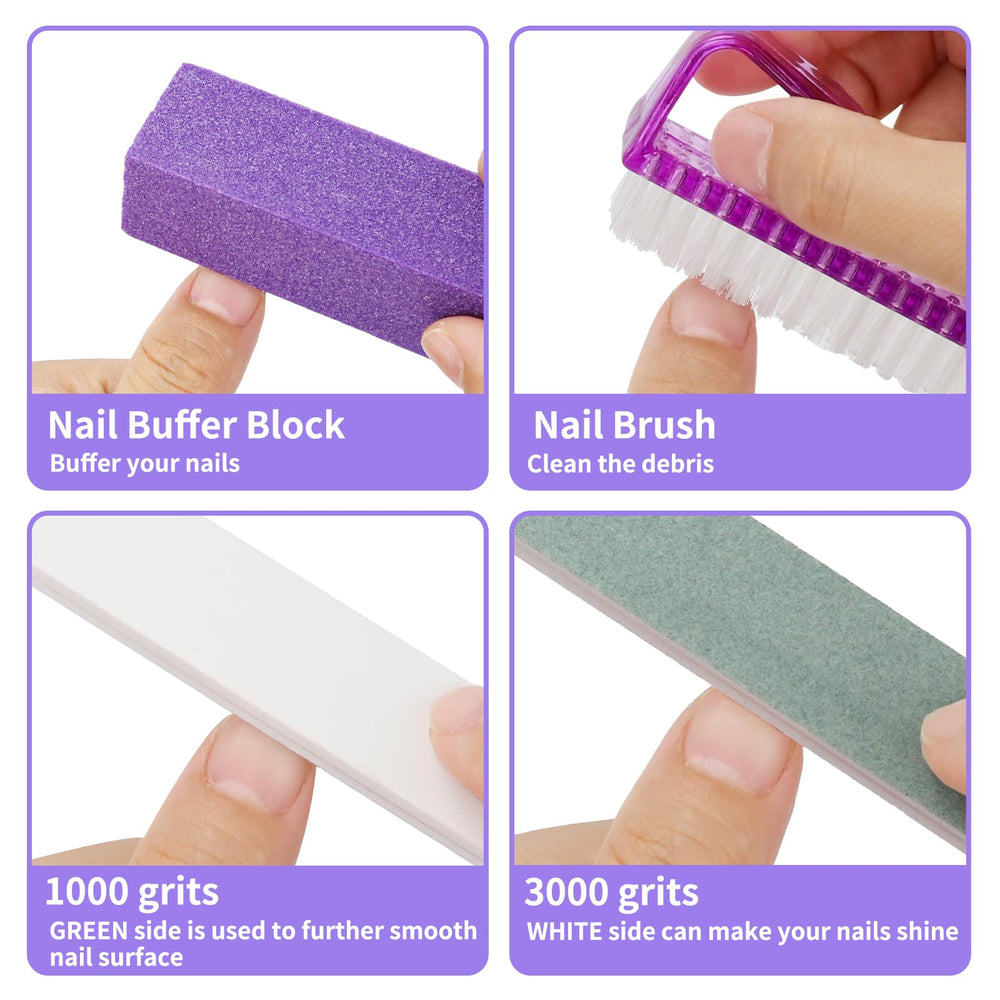 YGQQOY nail brush for daily care and cleaning during mani