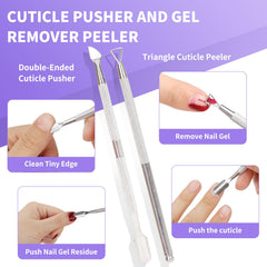 YGQQOY nail file and buffer set for smooth finish