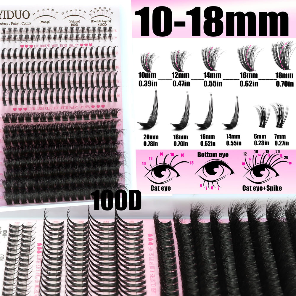YIDUO dual head brush for lash and brow care