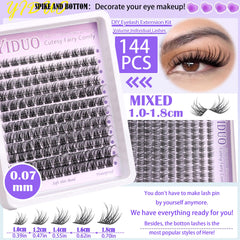 YIDUO lash remover makes cleanup quick and gentle