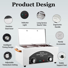 YIHAOSSING 1.5L interior capacity for batch tool cleaning.
