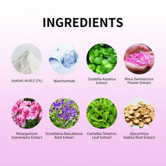 YILEST formula highlights Centella Asiatica and Licorice for gentle soothing support.