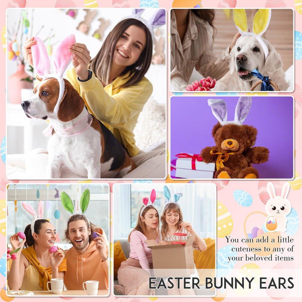 Yinder Easter gift pack of 48 headbands for party favors and group outfits