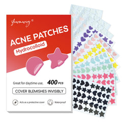 YIWMWIY Bright Shimmer Pimple Patches in a display pack for overnight blemish coverage.