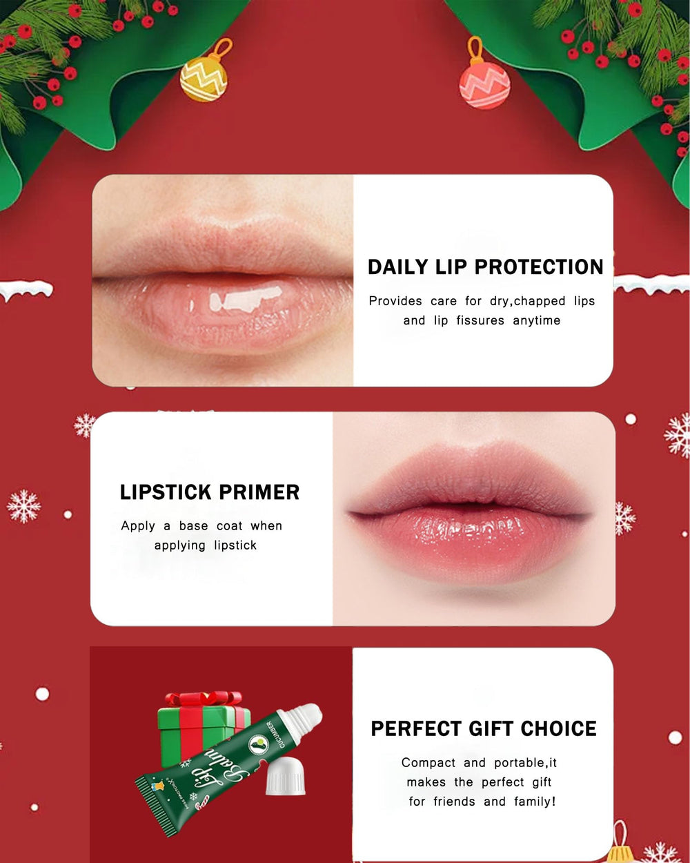 YizanYan nighttime lip sleeping mask usage demonstrating deep hydration