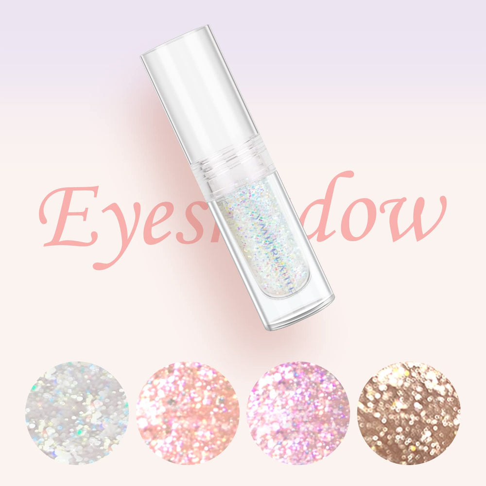 YMH BEAUTE liquid glitter eyeshadow easy removal with makeup pads or wipes