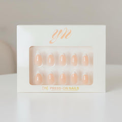 YN Young Nails medium oval shape adds timeless elegance to your look