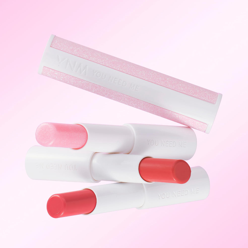 YNM Peach Soda lip plumper close-up shows a glossy finish.