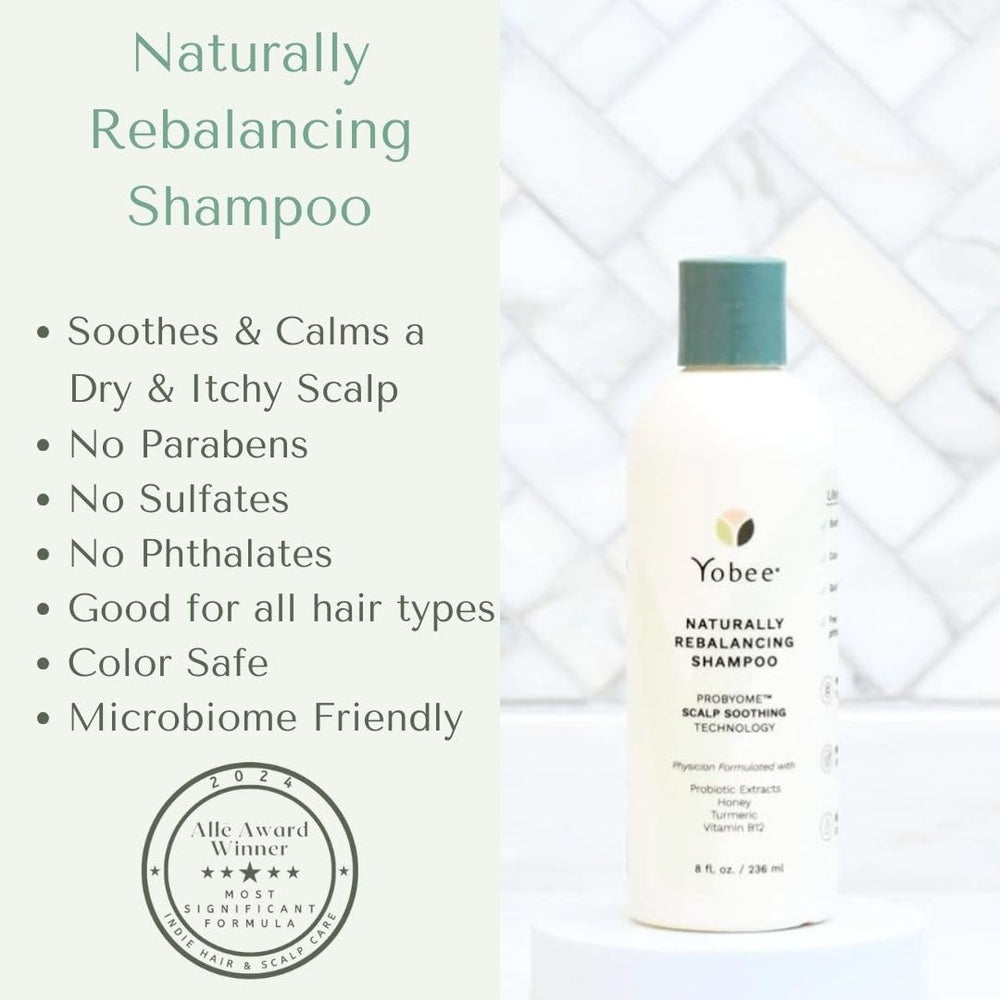 Yobee probiotic conditioner bottle promotes conditioning for resilient hair.