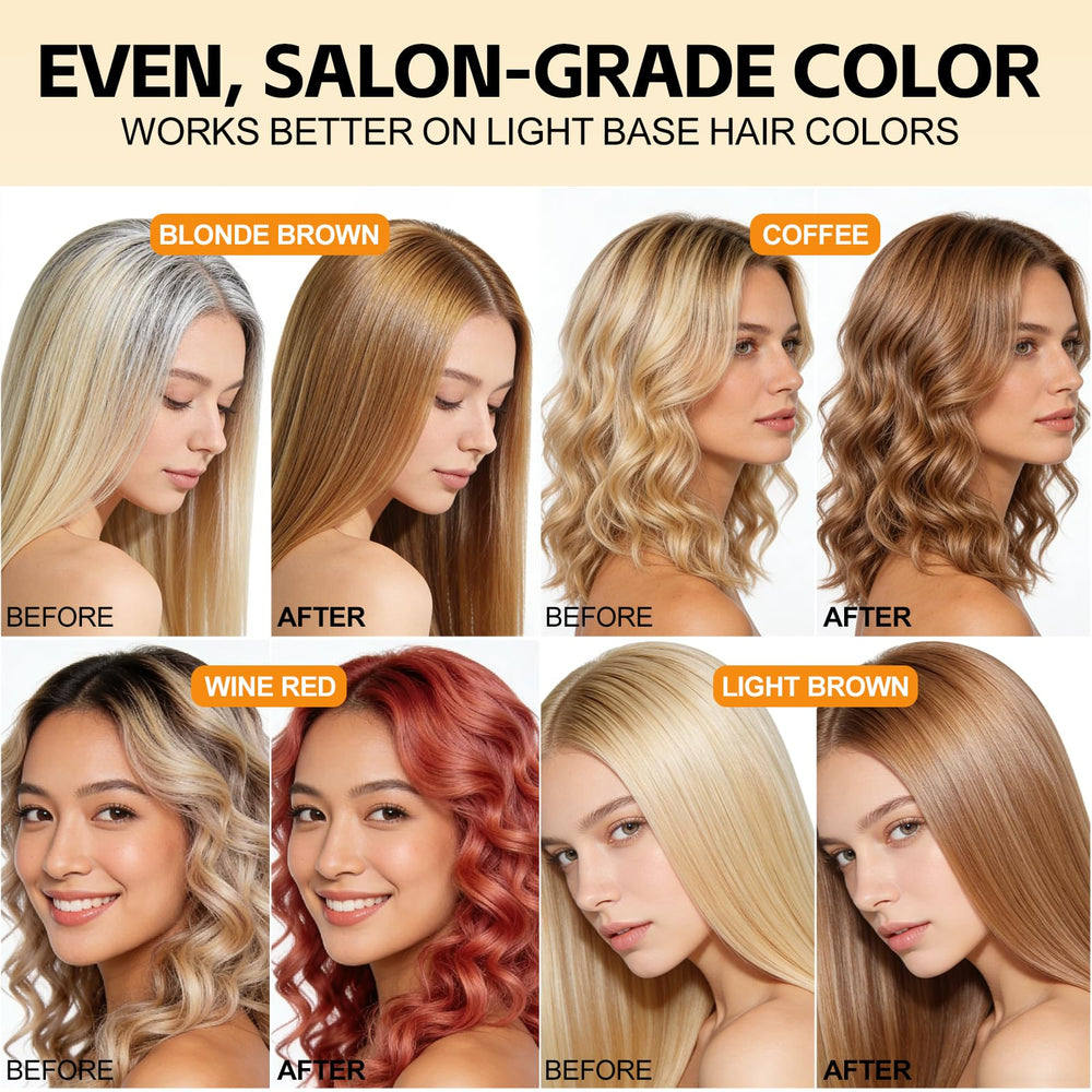 Creamy lather from Yocisku Coffee Hair Dye Shampoo provides even coverage.