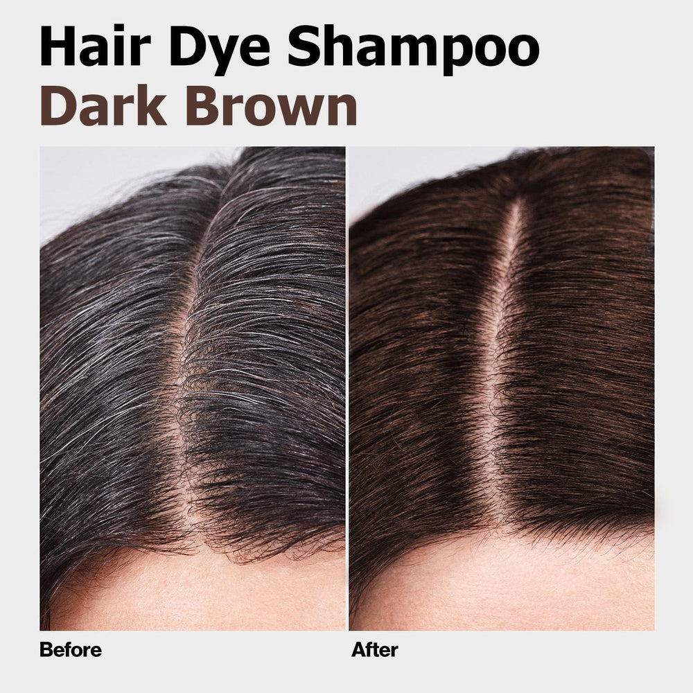 Yocisku Hair Dye Shampoo 3in1 cleanses, colors, and conditions