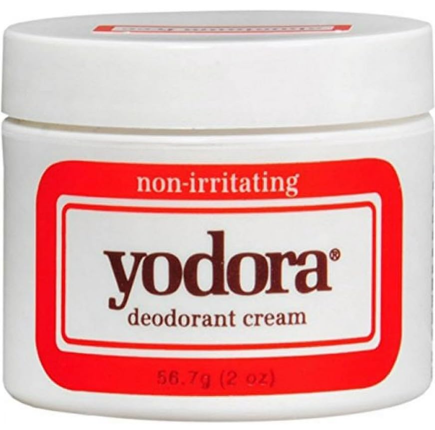 Fabric-friendly Yodora Deodorant Cream 2oz pack suited for everyday wear