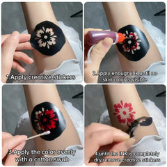 YOEALABY tattoo drying on skin during a quick aftercare moment