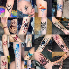 YOEALABY party-ready tattoos for kids and adults