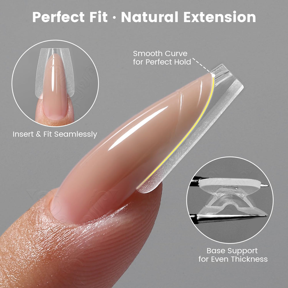 YOKE FELLOW durable, reusable nail forms for repeated professional use.