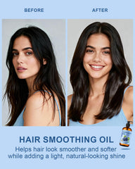Yoken Grapeseed Oil smooths frizz and adds natural shine.