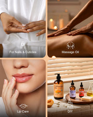 Yoken pumpkin seed oil pour showing light, fast-absorbing hydration.