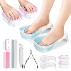 Yokilly hand nail soaking bowl pink ergonomic design for comfortable soaks