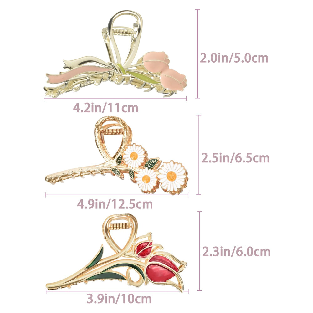 Yonchic alloy hair clip showcases sturdy hold for daily use