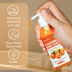 Yoniagood Travel-pack Persimmon Wash illustrates compact, on-the-go odor control.