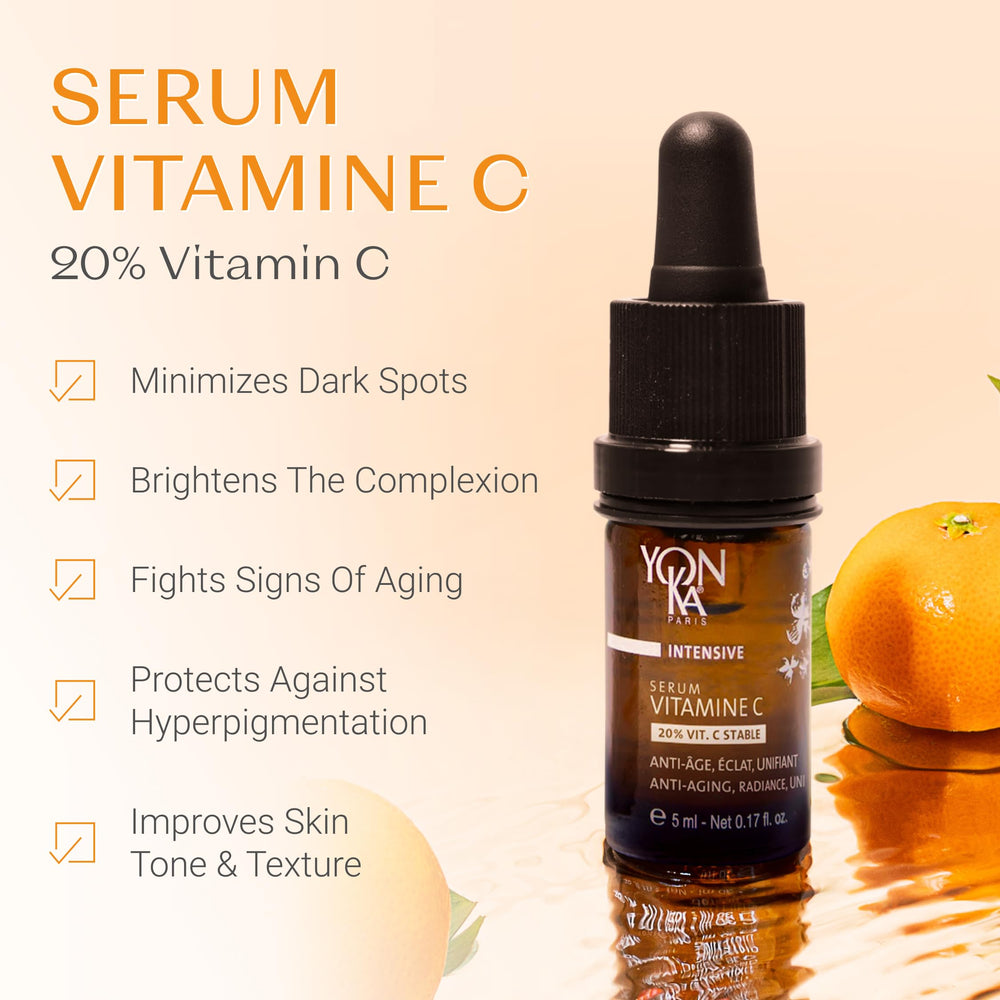 Yon-Ka Vitamin C Travel Set display of travel essentials for on-the-go routine