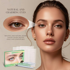 YONMUY waterproof eyelid tape applied on eyelid for durable wear.