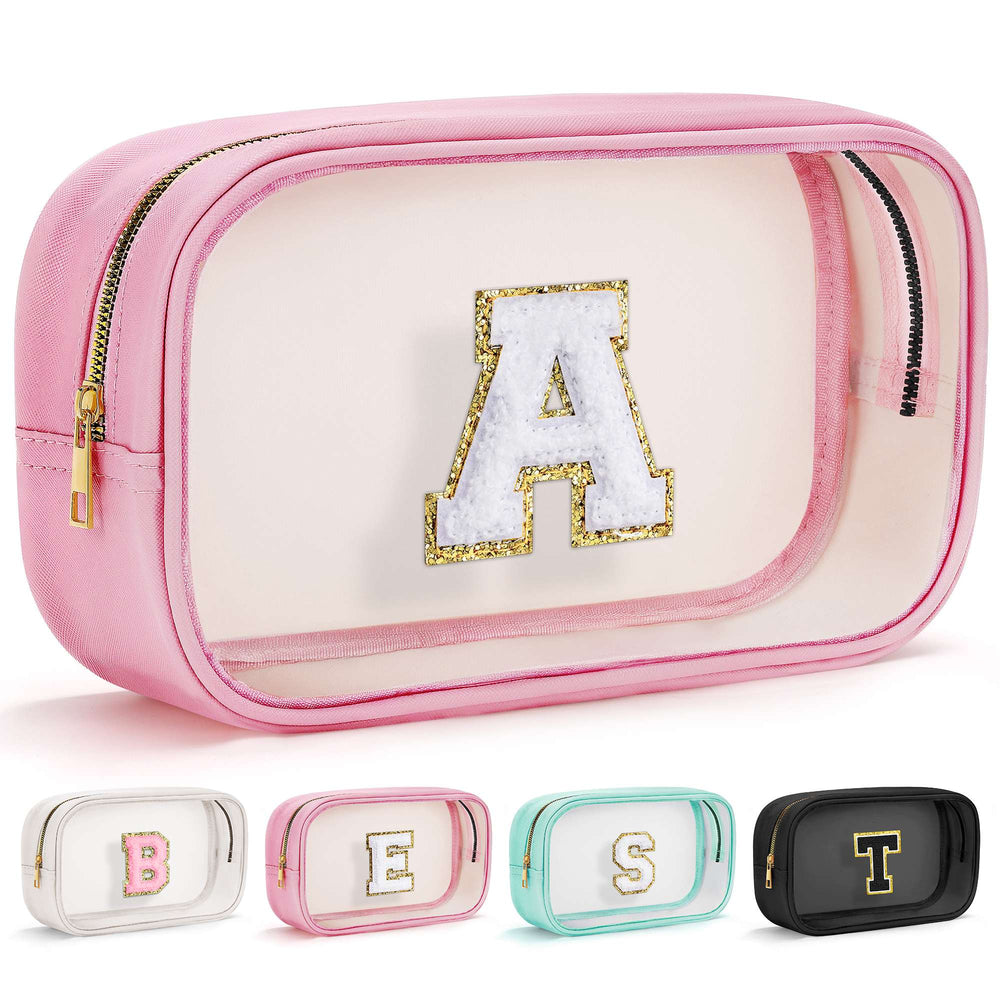 YOOLIFE clear makeup bag exterior shows transparent design for quick access during travel.