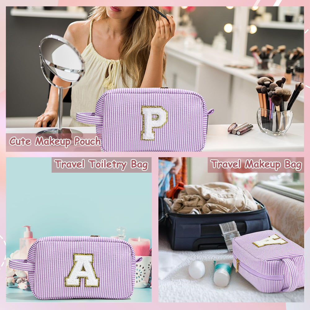YOOLIFE purple monogram bag showcases color options for personalized style.