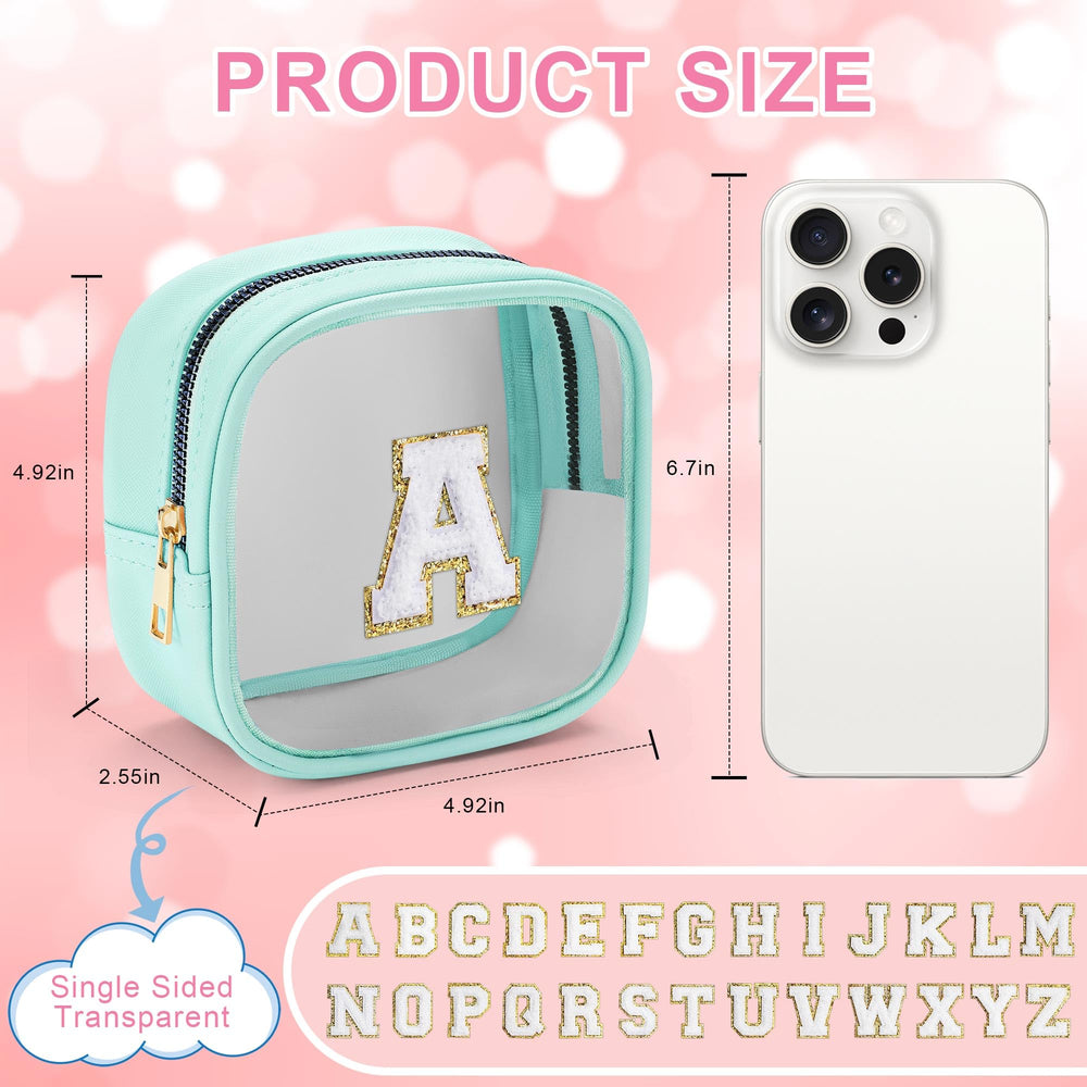 YOOLIFE waterproof PU leather makeup bag protects contents and cleans easily.