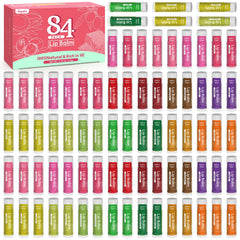 Yopela 84-pack lip balms in bulk packaging front view for easy gifting.