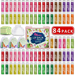 Yopela lip balm collection showing 14 flavors for daily moisture